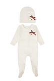 Bear footie - cotton