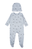 Berries footie - cotton