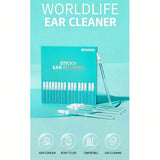 Gentle Ear Wax Cleaner for Sensitive Ears - Sticky Ear Cleaner， Hygienic Disposable Ear Picks with Travel Case, Earwax Removal Tool by