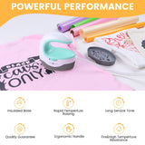HTVRONT Heat Press H1 Mini Heat Press Machine DIY Auto Easy Heating Transfer Iron On HTV for Clothes Bags Shoes Hat T-shirts