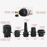 Air Valve Pump Connector with Air Valve Nozzles Paddleboard Pump Adapter for Inflatable Boat Stand-Up Paddleboard Bed