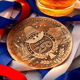 America250 Sea to Shining Sea Commemorative Coaster (Bronze)