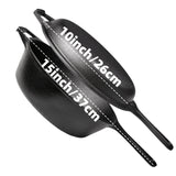 3PCS Cast Iron Skillet Set (6/8/10 Inch) Pre-Seasoned, Heavy-Duty Pans for Oven, Grill & Campfire, Even Heat, Non-Stick Surface