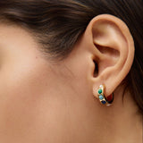Mini Petra Huggie Hoops Multi