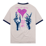 Sharp Edges T-Shirt Vintage White/Blue