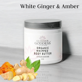Glimmer Goddess Organic Whipped Body Butter - White Ginger & Amber