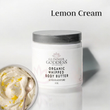Glimmer Goddess Organic Whipped Body Butter - Lemon Cream