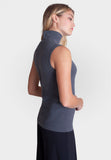 Sleeveless Turtleneck Shirt