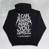 Always Smile Pullover Hoodie Black