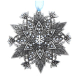 Snow Crystal Poinsettia Ornament (Aluminum)