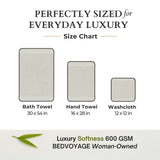 Bamboo Cotton Spa Bath Towel - Viscose from Bamboo + Cotton – Cloud