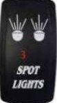 D2D LED Rocker Switch – Laser Etched, Waterproof