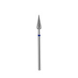 DIAMOND NAIL DRILL BIT, "ROUNDED PEAR", BLUE, HEAD DIAMETER 4/12MM (FA100B040/12) - STALEKS