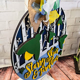 Starry Skies and Fireflies Door Hanger - DIY Unfinished Kit - Lvl 2