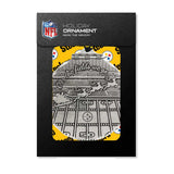 Pittsburgh Steelers O'er The Fields We Go Ornament