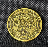 First Pentacle of the Sun El Shaddai Coin - 72 Names of God