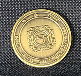 Fifth Pentacle of the Sun Coin - 72 Names of God