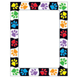 Paw Prints Terrific Papers, 50 ct
