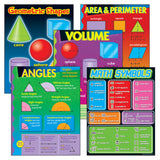 Geometry Learning Charts Combo Pack, Set of 5