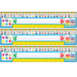 Zaner-Bloser Desk Toppers Reference Name Plates, PreK-1, 36 Per Pack, 3 Packs