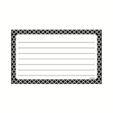 Moroccan Black Lined Terrific Index Cards, 75 ct.