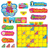 Calendario Wipe-Off con Estrellas y Remolinos (SP) B.B. Set