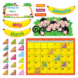 Monkey Mischief Calendar Bulletin Board Set