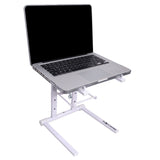Prox T-Lps600White Xo Dj Foldable Laptop Stand With Carrying Bag - White