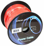 8-Gauge 100 Foot Red Copper Stranded Power Cable