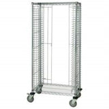 Tray Cart, Mobile, Full Size, 30W X 21D X 69H, Side Loading, Holds (31) Trays, Casters, Chrome Plated Finish, Nsf
