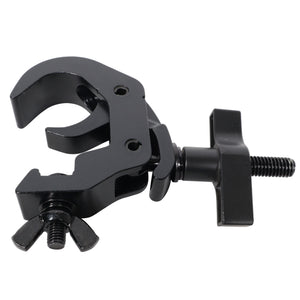 Aluminum Self-Locking M10 Clamp With Big Wing Knob For 2 Truss Tube Capacity 330 Lbs. Black Finish