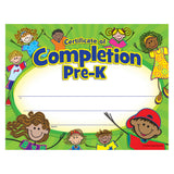 Pre-K Certificate of Completion