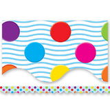 Mini Polka Dots Border Trim, Multicolor, 2-3/16 x 35, 12/pkg