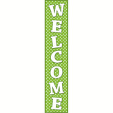 Lime Polka Dots Welcome Banner