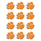 Orange Paw Prints Mini Accents