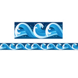 Ocean Waves Border Trim