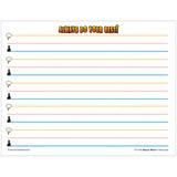 Superhero Smart Start Writing Paper Grades K1. 100 sheets