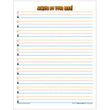 Superhero Smart Start Writing Paper Grades 12. 100 sheets