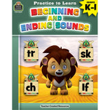 Practice to Learn: Beginning and Ending Sounds Grades K1