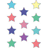 Iridescent Colorful Stars Mini Accents
