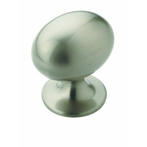 Allison Value 1-3/8 In (35 Mm) Length Satin Nickel Cabinet Knob - 10 Pack