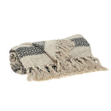 Parkland Collection Rosie Transitional Beige 52 X 67 Woven Handloom Throw