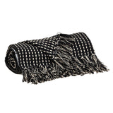 Parkland Collection Petra Casual Beige 52 X 67 Woven Handloom Throw