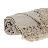 Parkland Collection Logan Casual Beige 52 X 67 Woven Handloom Throw