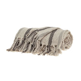 Parkland Collection Robby Transitional Beige 52 X 67 Woven Handloom Throw