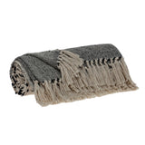 Parkland Collection Alia Eclectic Beige 52 X 67 Woven Handloom Throw