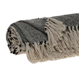 Parkland Collection Alia Eclectic Beige 52 X 67 Woven Handloom Throw