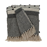 Parkland Collection Alia Eclectic Beige 52 X 67 Woven Handloom Throw