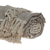 Parkland Collection Neil Eclectic Beige 52 X 67 Woven Handloom Throw
