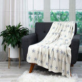Parkland Collection Transitional Grey 52 X 70 Knitted Throw Blanket